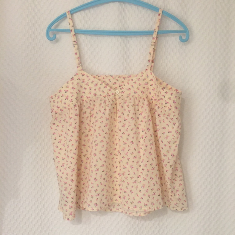 Madewell flowery tank—626-067